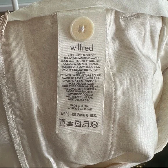 Aritzia Wilfred Cream Trousers - Picture 7 of 8